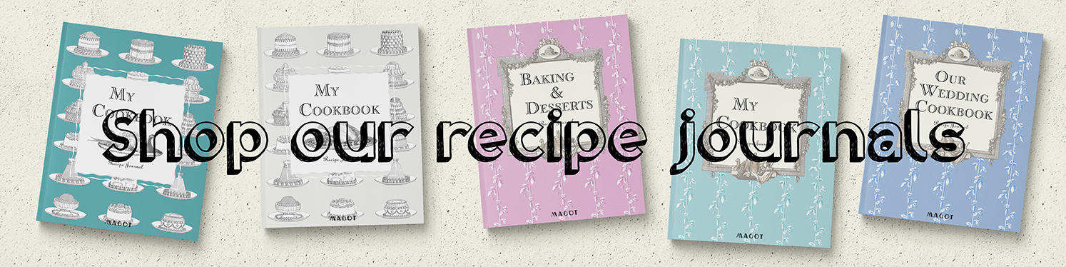 Shop MAGOT recipe journals - MAGOT books